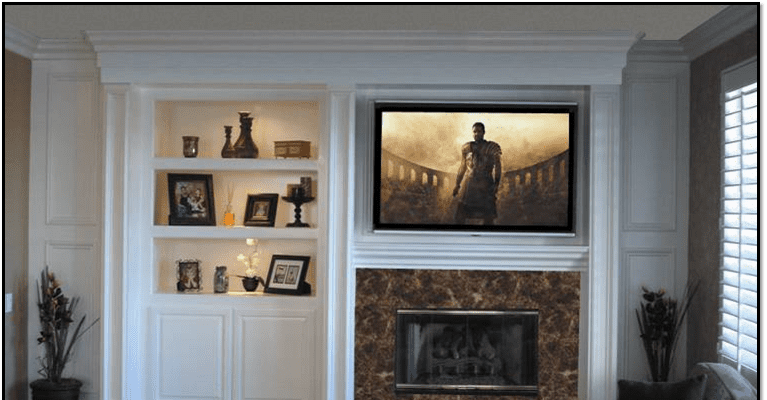 Custom Fireplace Entertainment Center - Metro Style