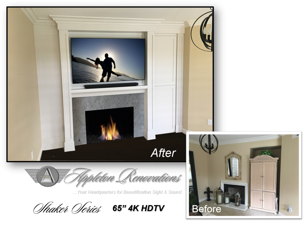 Custom Built-Ins – Entertainment Centers – Home Theater Solutions by: www.AppletonRenovations.com (949) 887-6764 Sales@AppletonRenovations.com Custom Cabinets Orange County CA  