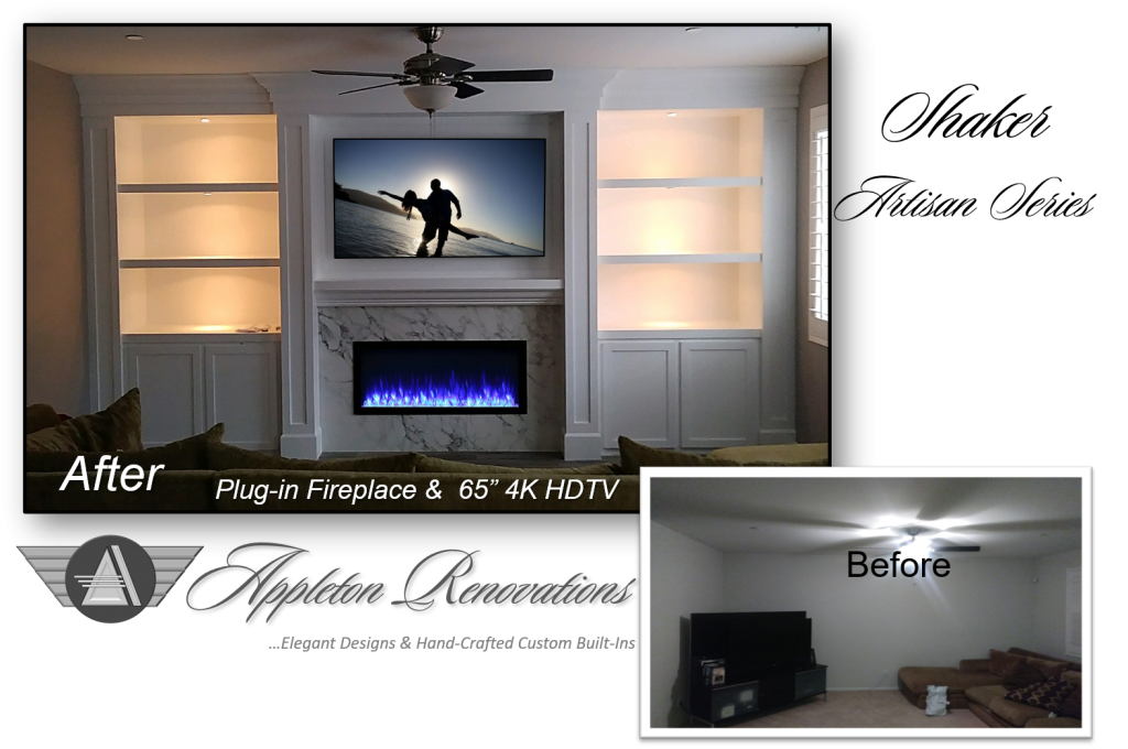 Custom Built-Ins – Entertainment Centers – Home Theater Solutions by: www.AppletonRenovations.com (949) 887-6764 Sales@AppletonRenovations.com Custom Cabinets Orange County CA #CustomBuiltIns #CustomCabinets CustomEntertainmentCenters #HomeTheater