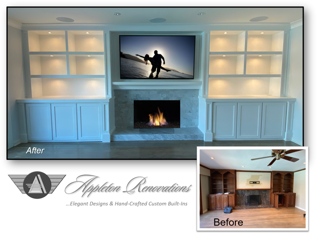 Custom Built-Ins – Entertainment Centers – Home Theater Solutions by: www.AppletonRenovations.com (949) 887-6764 Sales@AppletonRenovations.com Custom Cabinets Orange County CA #CustomBuiltIns #CustomCabinets CustomEntertainmentCenters #HomeTheater  