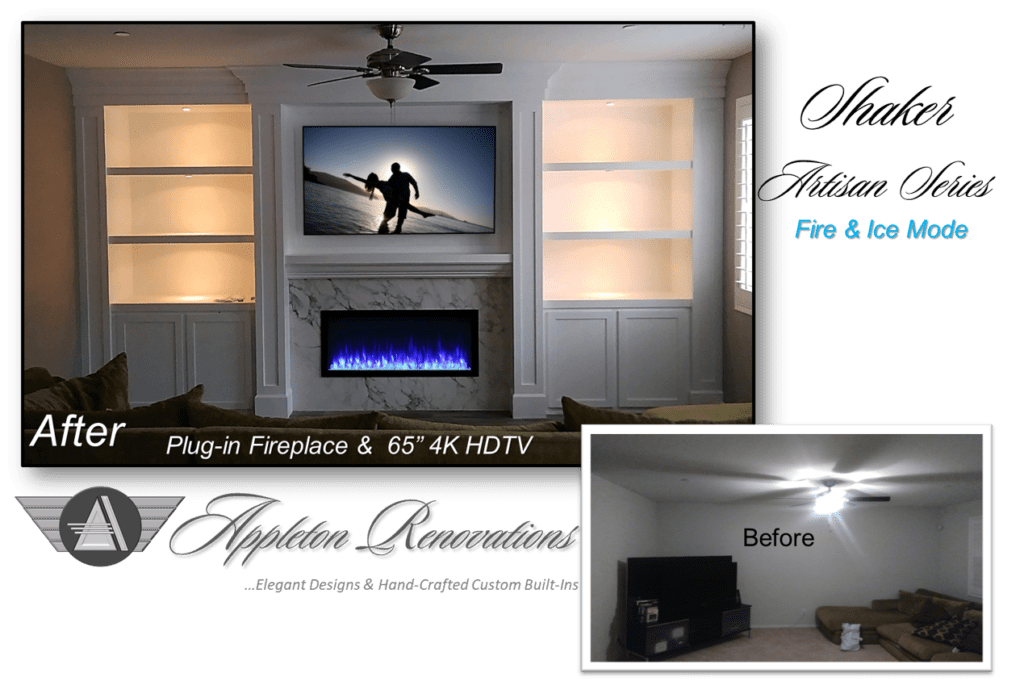 Custom Built-Ins – Entertainment Centers – Home Theater Solutions by: www.AppletonRenovations.com (208) 996-6764 Sales@AppletonRenovations.com Custom Cabinets Ada County ID #CustomBuiltIns #CustomCabinets CustomEntertainmentCenters #HomeTheater